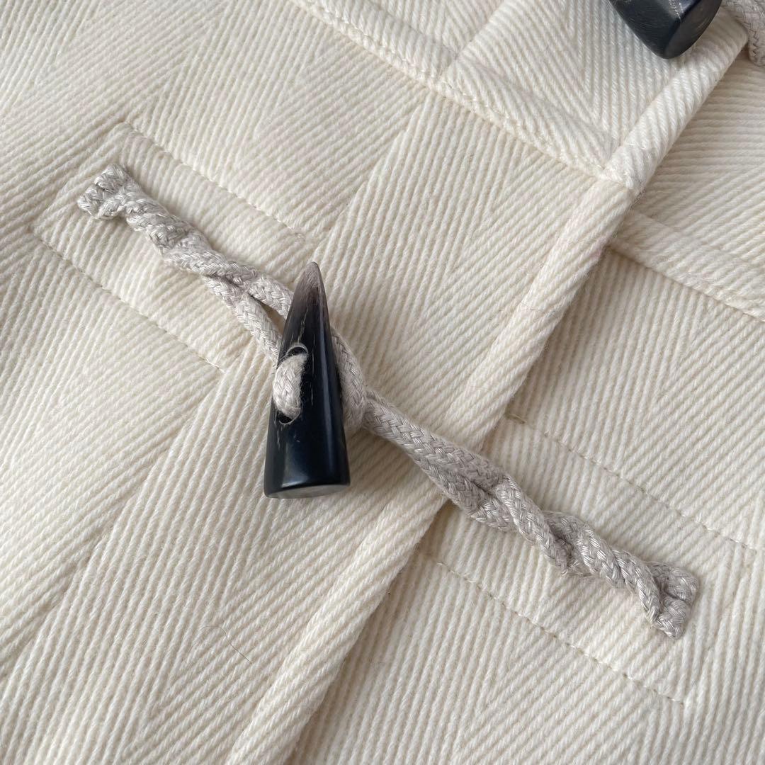 美品✨23区 ヘリンボーン ダッフルコート 定価8万 クリーニング済 サイズ40