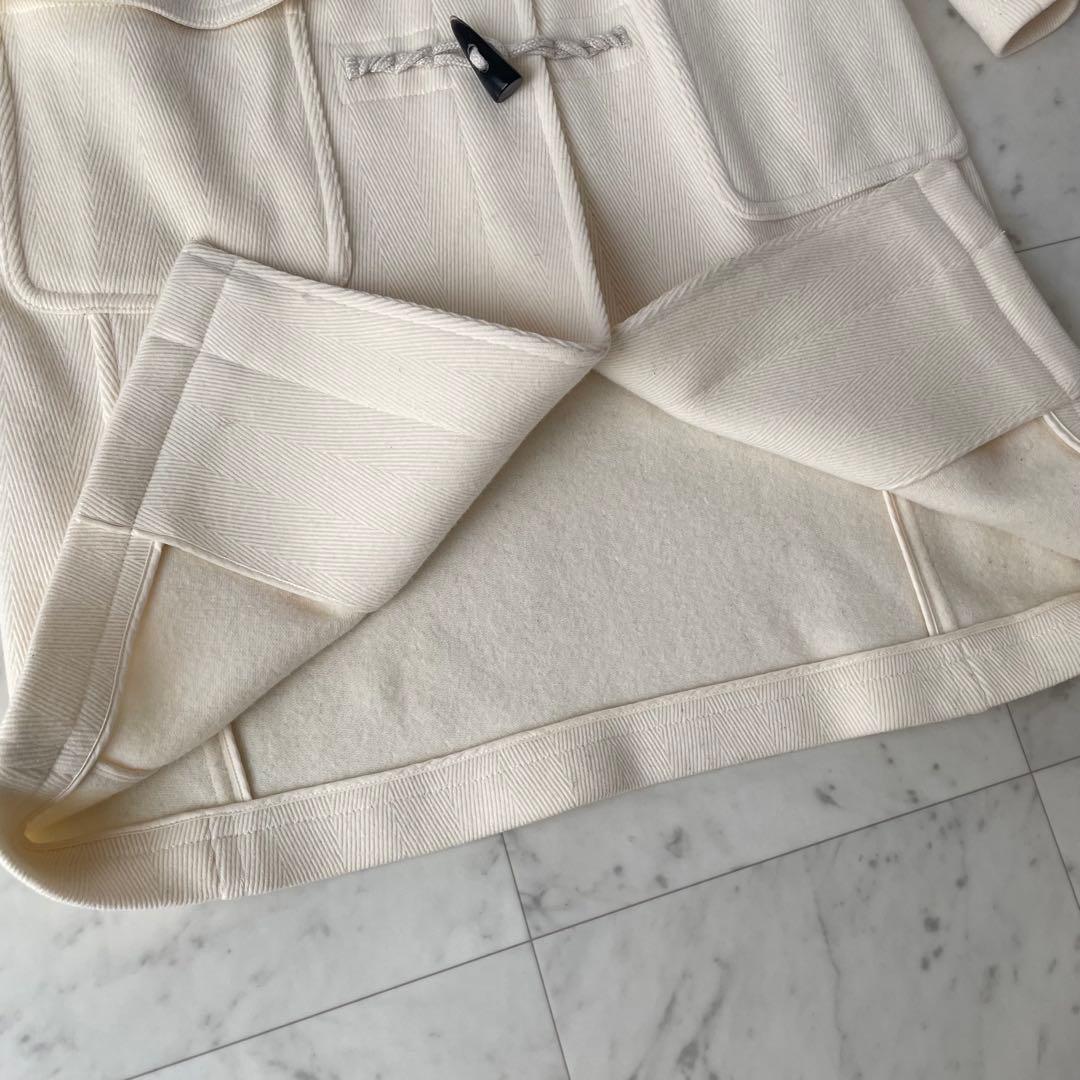美品✨23区 ヘリンボーン ダッフルコート 定価8万 クリーニング済 サイズ40