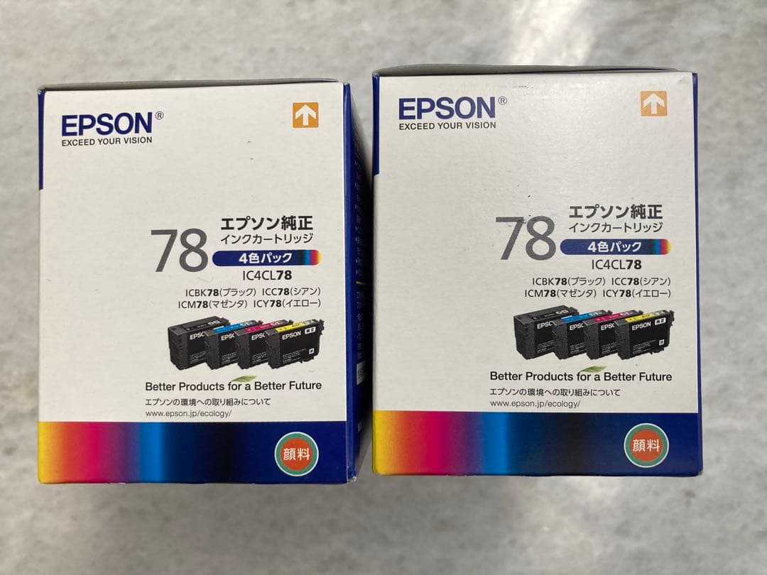 EPSON IC4CL78 インクカートリッジ 4色パック２個