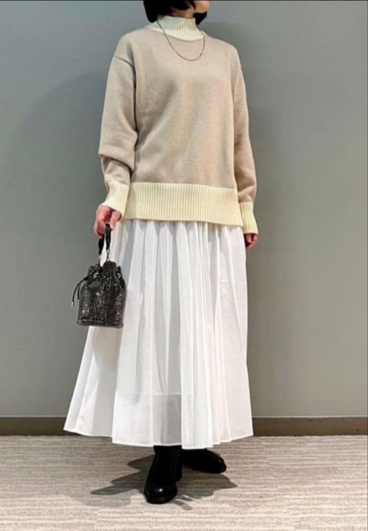 【美品】UNITED ARROWS ハイネックニット