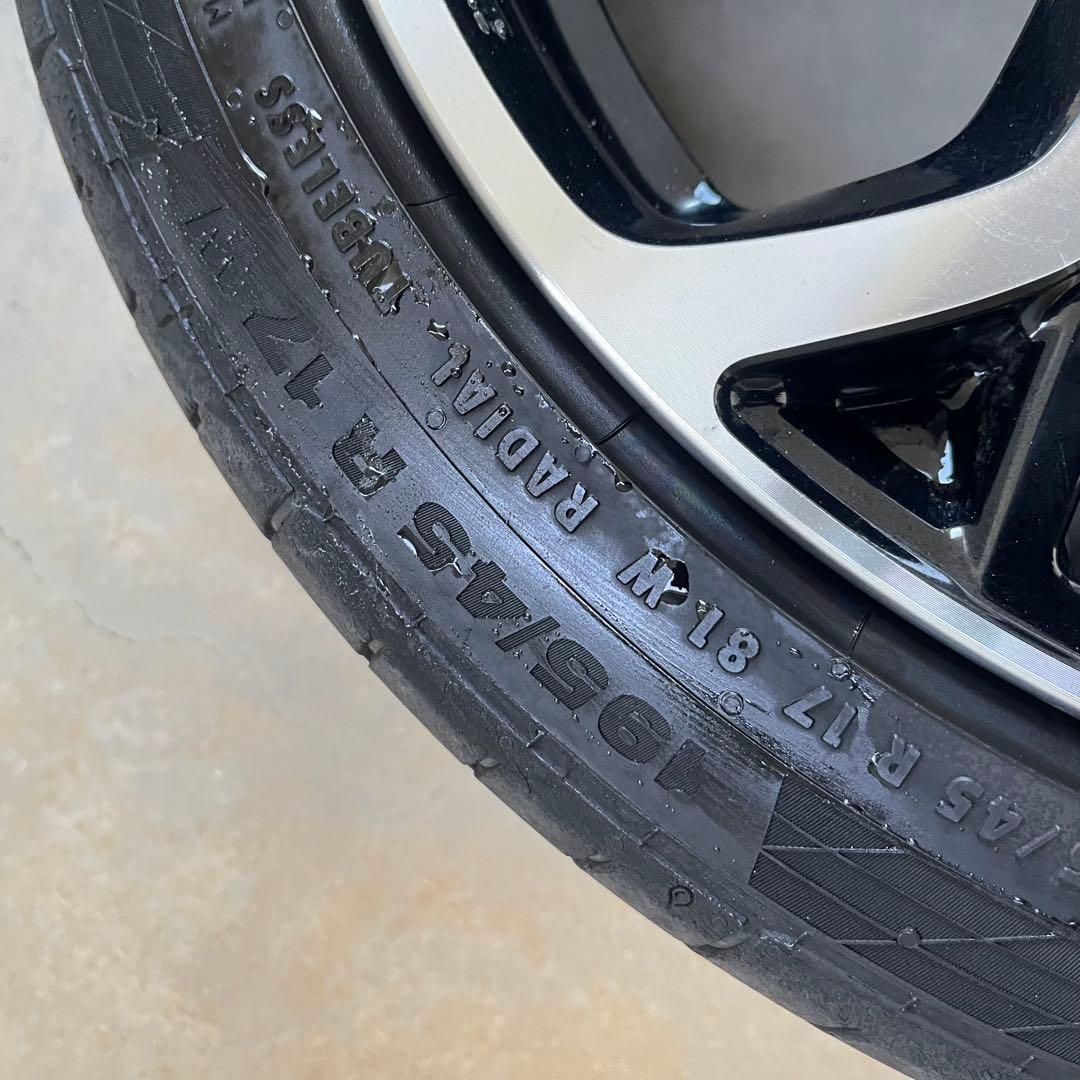 送料込 ZC33 スイフトスポーツ 純正アルミ 4本セット195/45R17