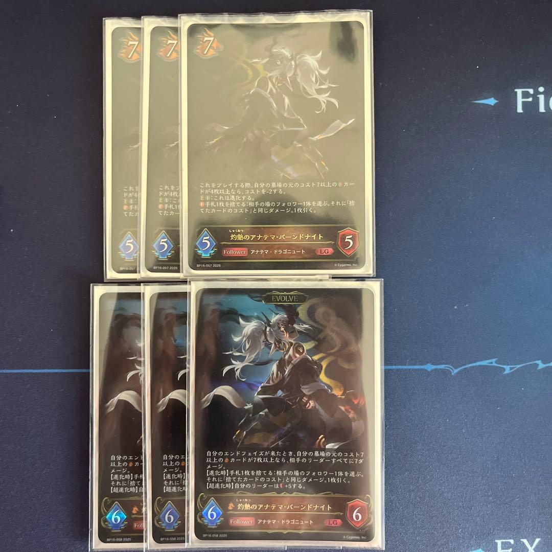 バーンドナイト　天威のドラグーン　進化前　後　LGセット　エボルヴ