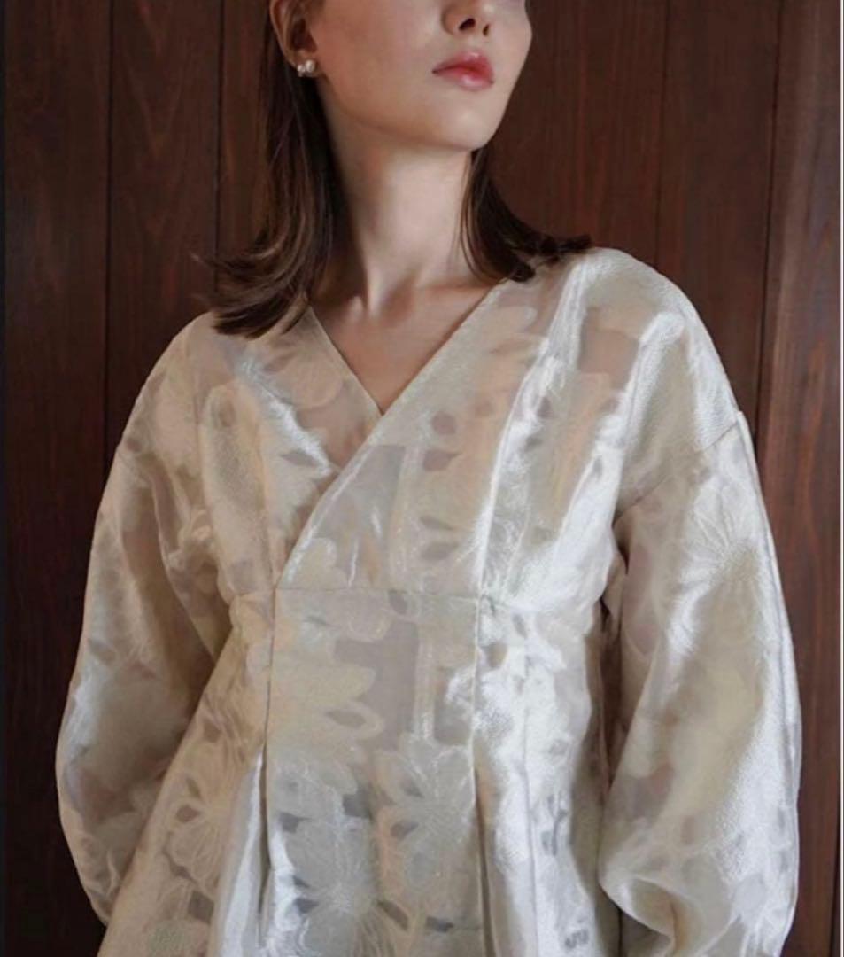 Acka ジャガードミニドレス