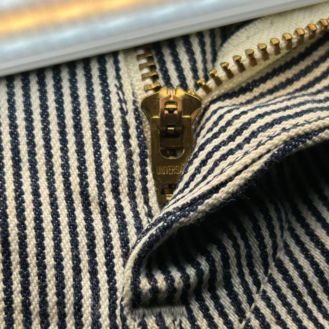 【美品】オアスロウ　ワーク　ペインターパンツ　ヒッコリー　or slow XL