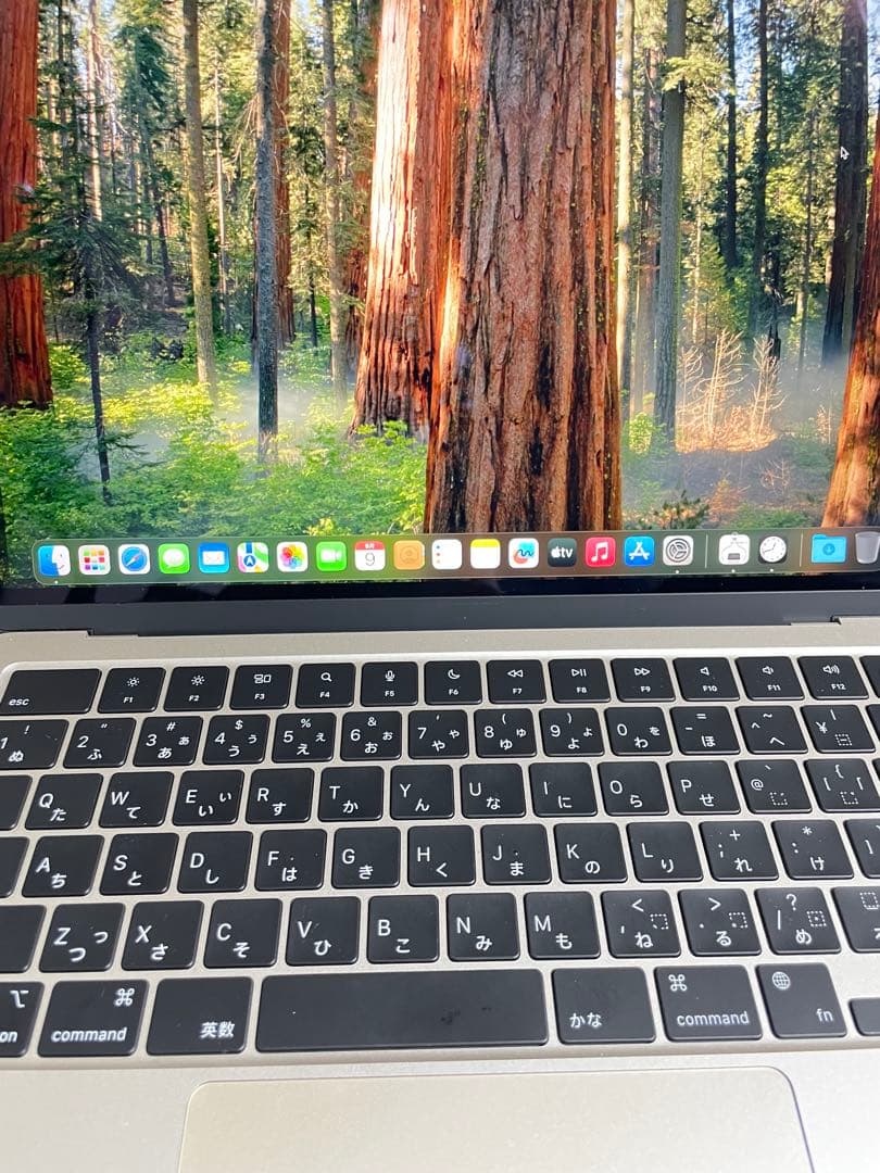 MacBook Air M2 13.6inch スターライト 極美品　5月購入