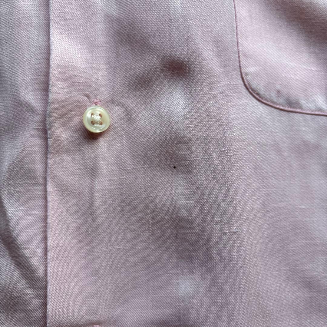 【90s】Ralph Lauren CALDWELL ピンク シルク リネン