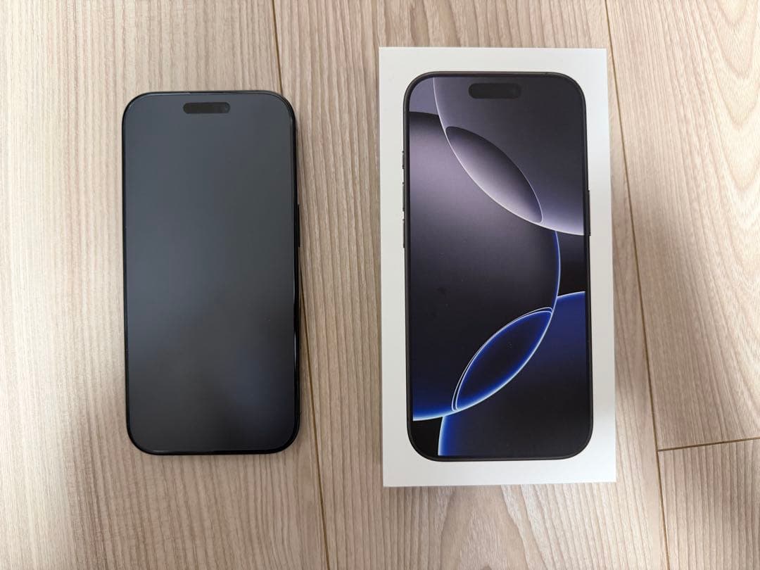 iPhone16proブラック 256GB SIMフリー(箱付き）