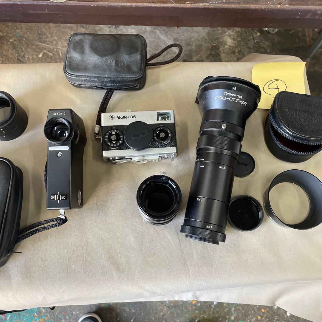 Rollei 35 フィルムカメラ + Tele-Tessar 4/135