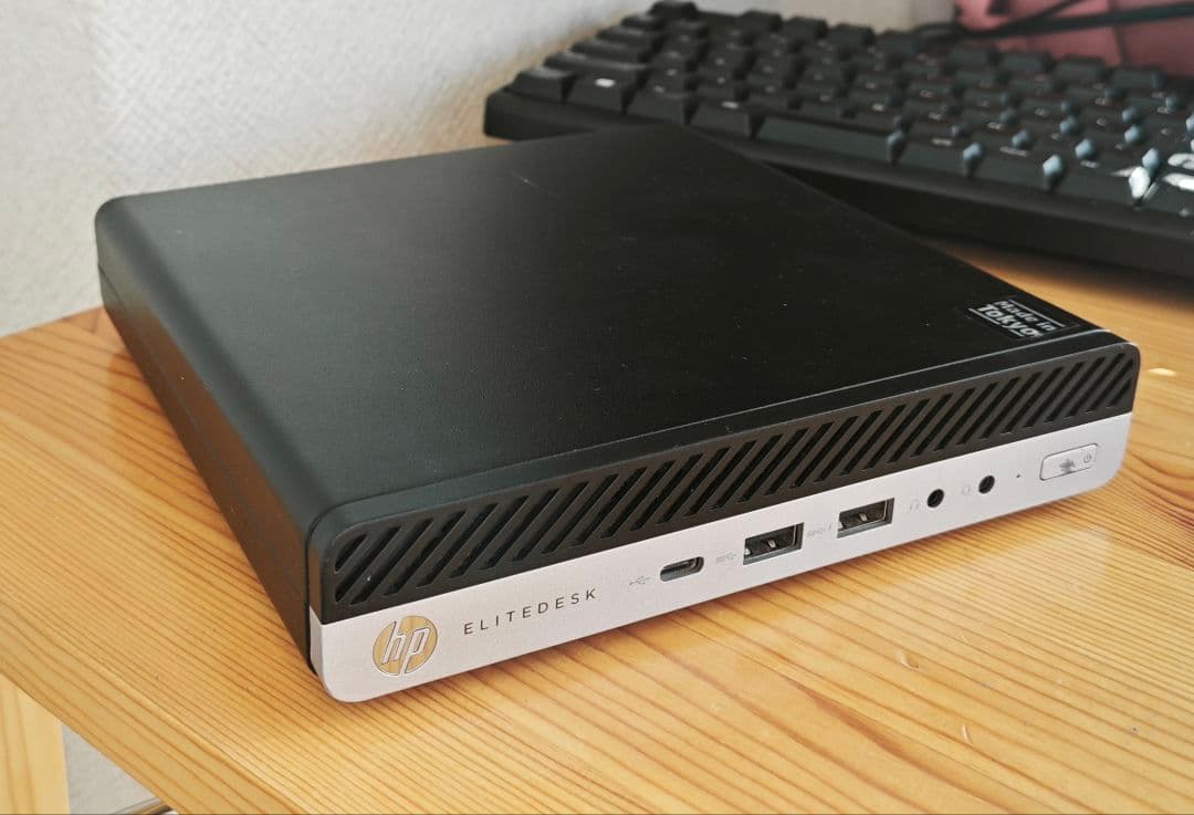 ミニPC HP EliteDesk 800 G3 i3/Ddr4 4GB/Ssd120