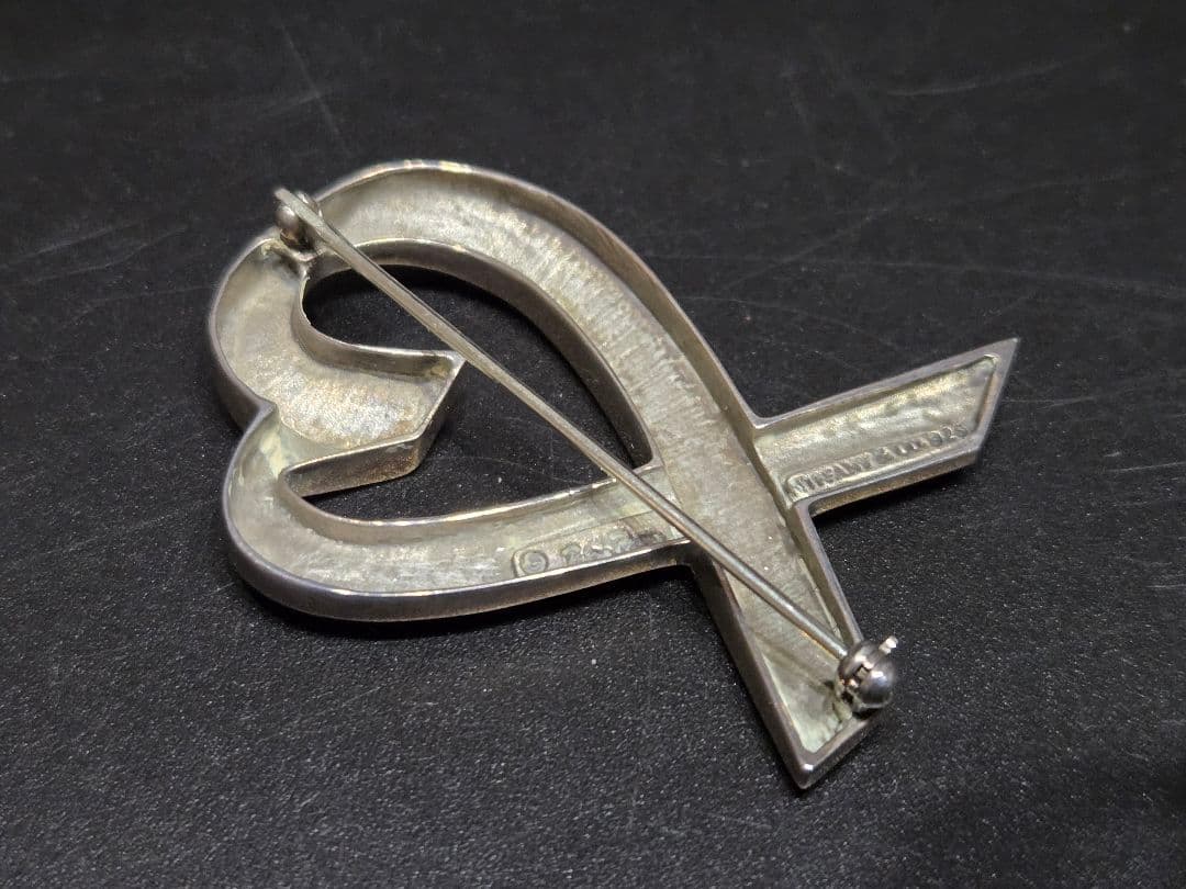 TIFFANY ティファニー ラビングハート ブローチ