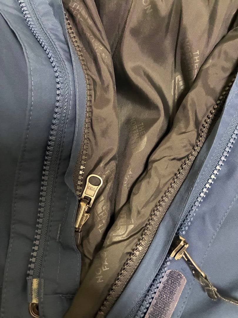 ノースフェイス ゴアテックス マウンテンジャケット パーカー ネイビー L