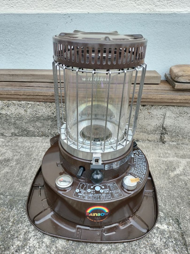 トヨトミ RAINBOW U.S.A. RB-2 石油ストーブ レトロ ブラウン