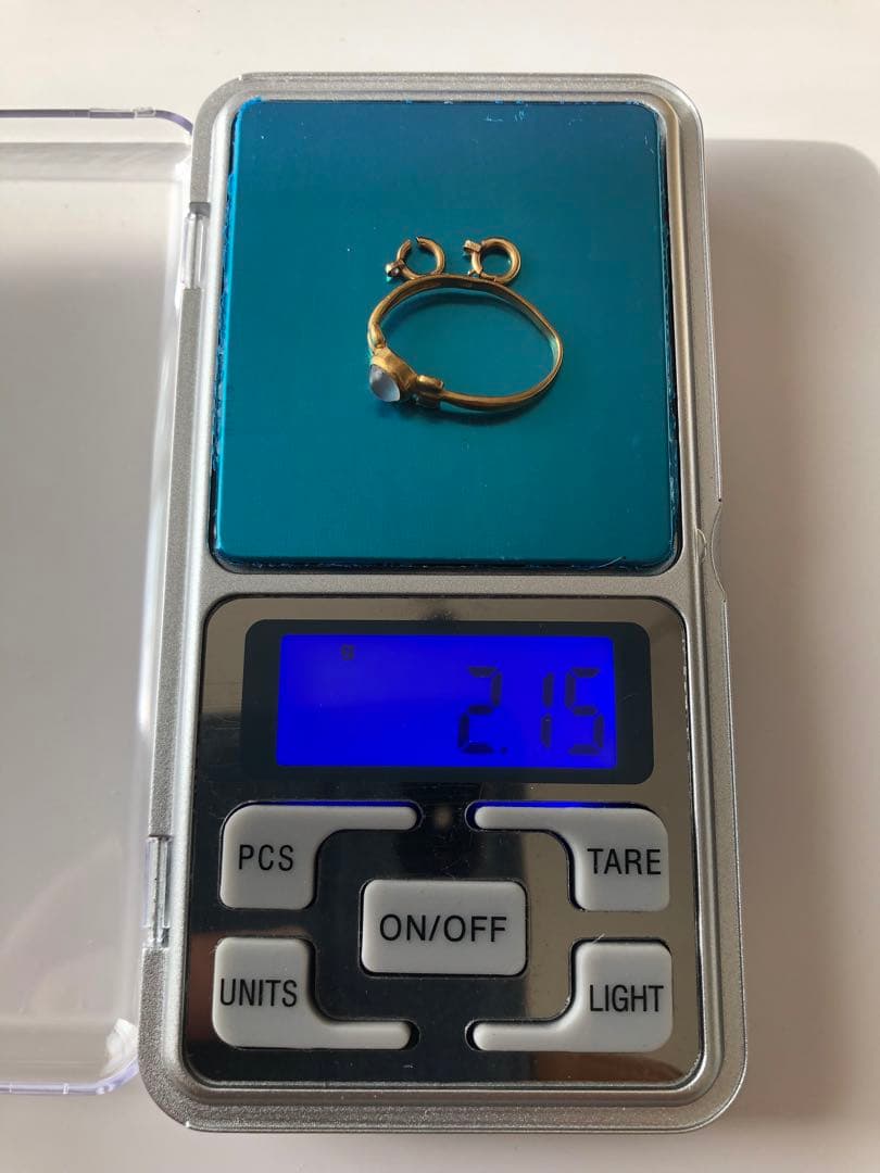 k18 リング　指輪　引き輪