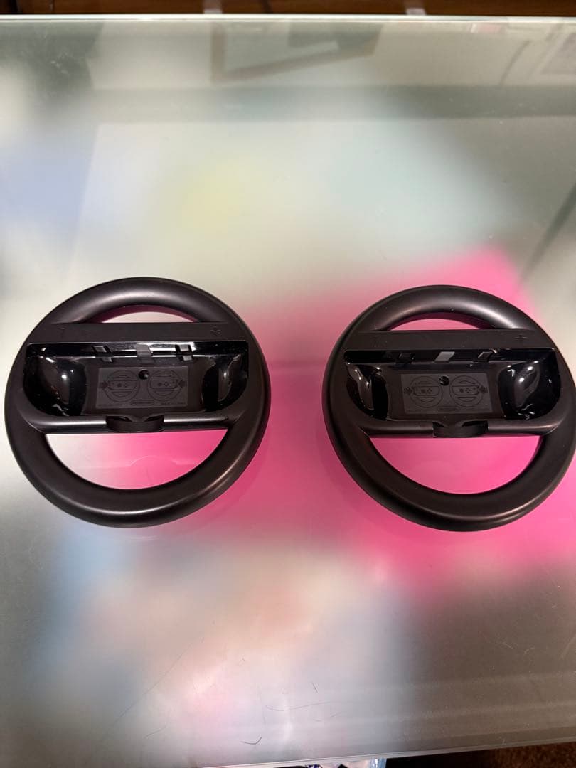 ら*ず様 Switch本体＋SDカード&純正ケース&ハンドル&買い替え左ジョイコ