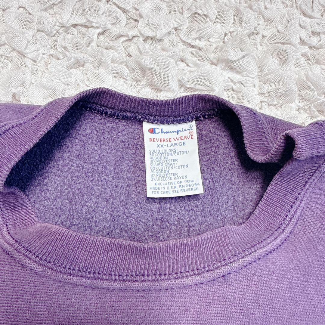 美品 90s USA製 championリバースウィーブ クレイジー 2xl
