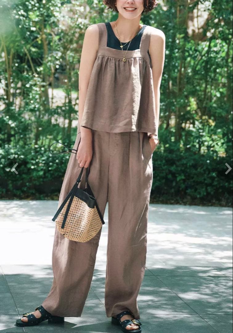 12closet ヨーロピアンリネンキャミソール