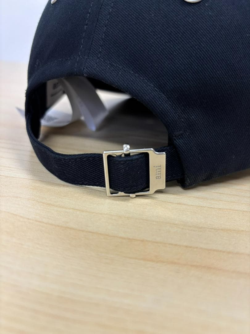 美品 AMI PARIS キャップ ブラック Free ハート刺繍