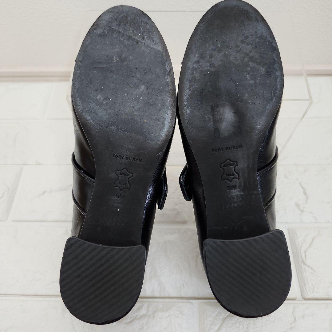 【美品】定価5.9万　Tory Burch ブラック メリージェーン パンプス