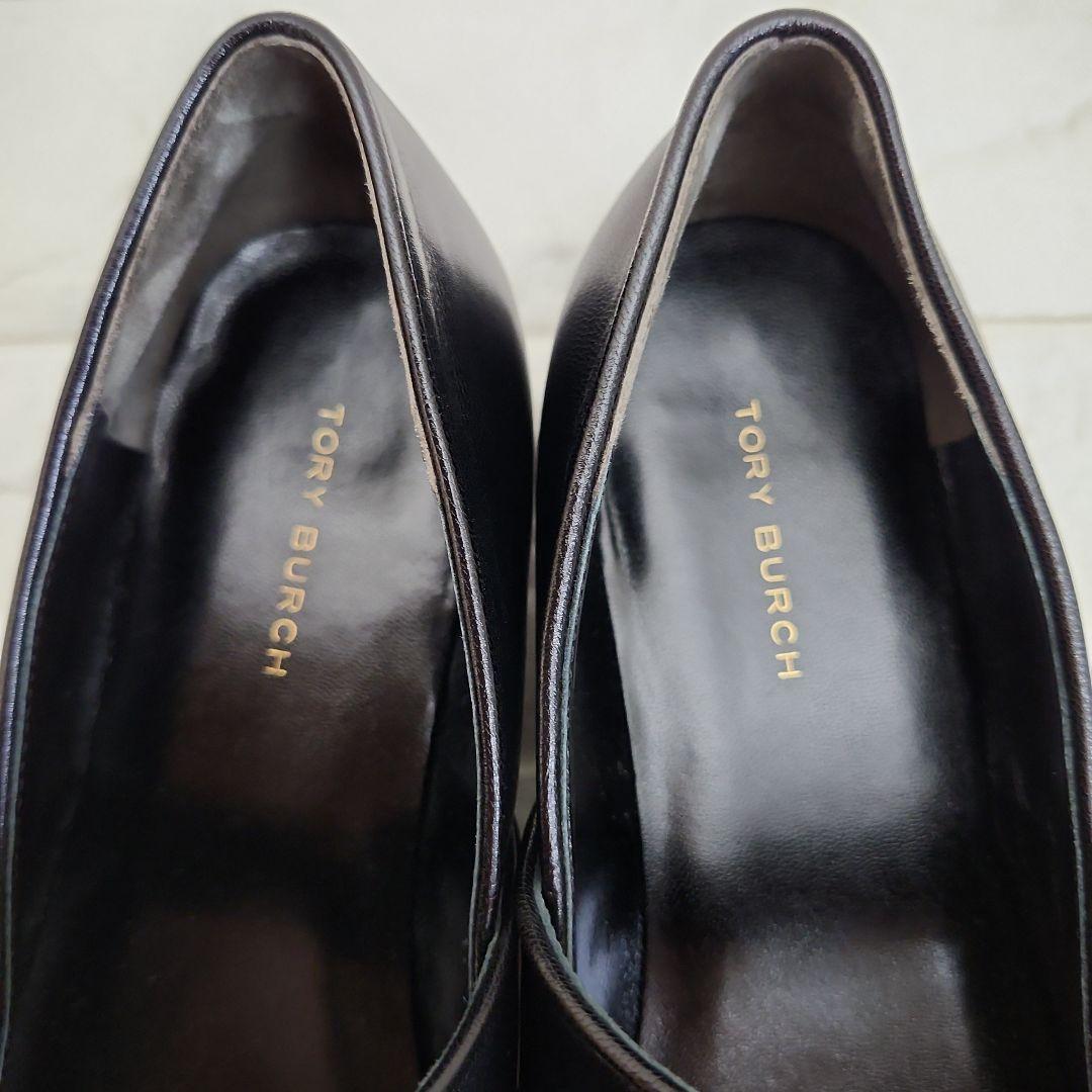 【美品】定価5.9万　Tory Burch ブラック メリージェーン パンプス