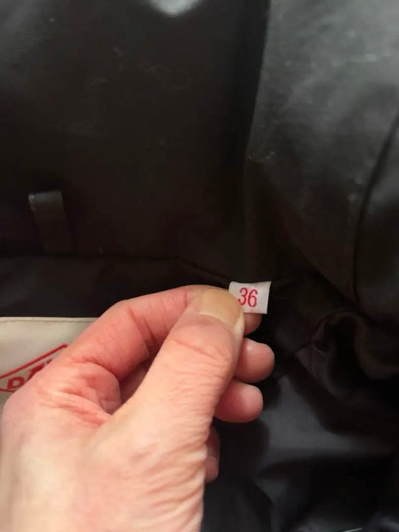 DANTON フード付きブラックロングダウンジャケット 36