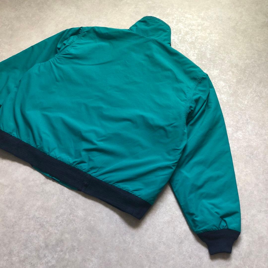 90sL.L.BeanウォームアップジャケットフリースナイロンジャケットUSA製