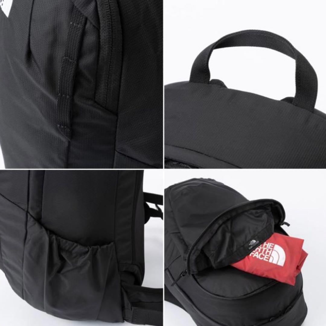 新品タグ付【テルス　黒　20L】 ザノースフェイス　リュック　レインカバー付