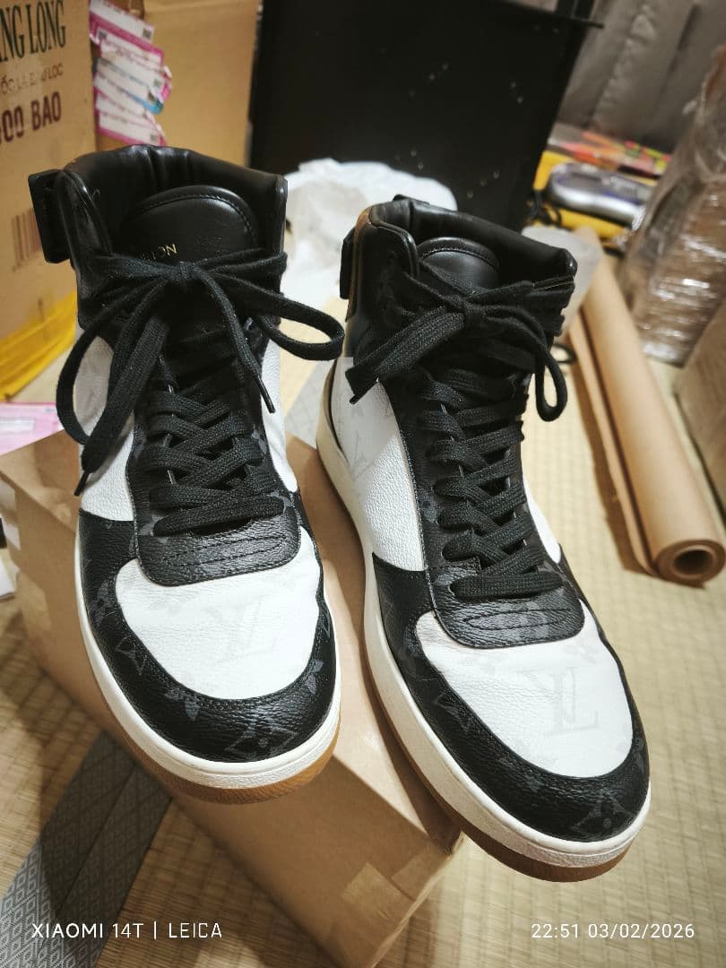 LOUIS VUITTON/ルイ・モノグラム ハイカットスニーカー/7 26cm