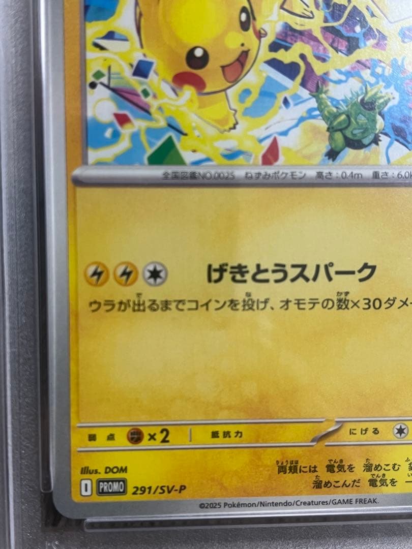 PSA10 2025 ピカチュウ GYM EVENT CAMPAIGN #291