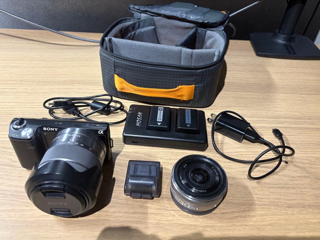 中古SONY NEX-5N ダブルレンズセット　ブラック ミラーレス一眼