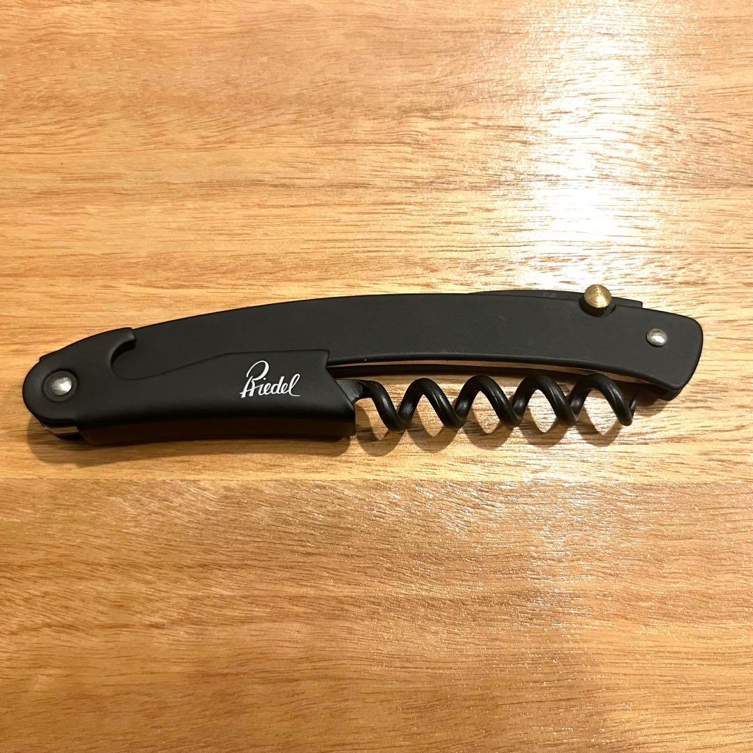 【希少品】RIEDELリーデル 限定 ワインオープナー ソムリエナイフ ブラック