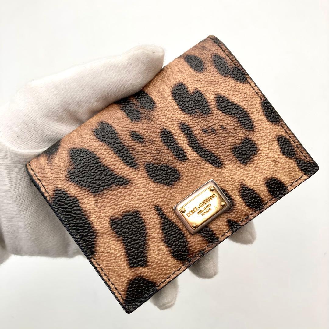 Happy shop✨ドルチェ&ガッバーナ カードケース 名刺 レオパード