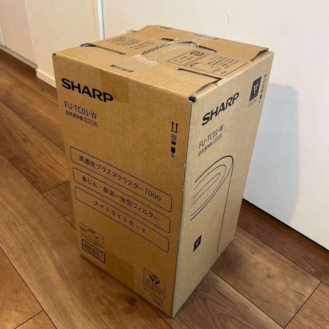 【新品未使用】SHARP FU-TC01-W 空気清浄機