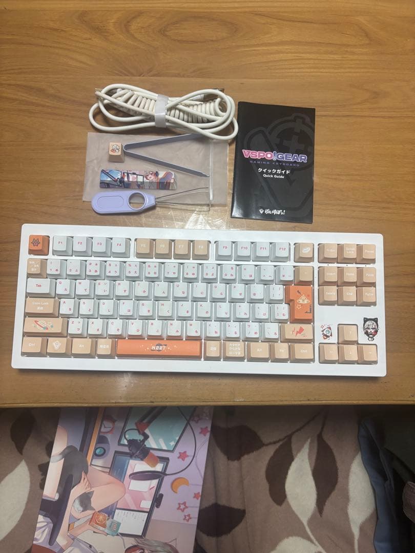 VSPO! GEAR ゲーミングキーボード小森めと