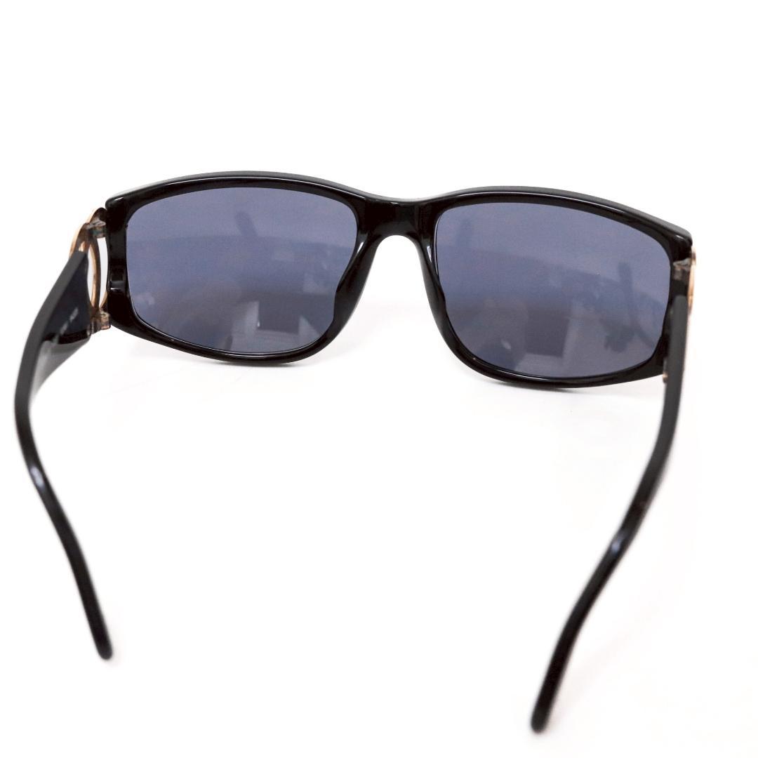 CHANEL ココマーク サングラス 黒×金 グレーレンズ ケース付 928