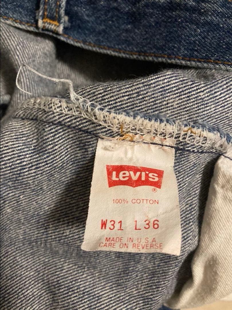 Levi’s 501XX 紙パッチ USA製 555 W31 L36