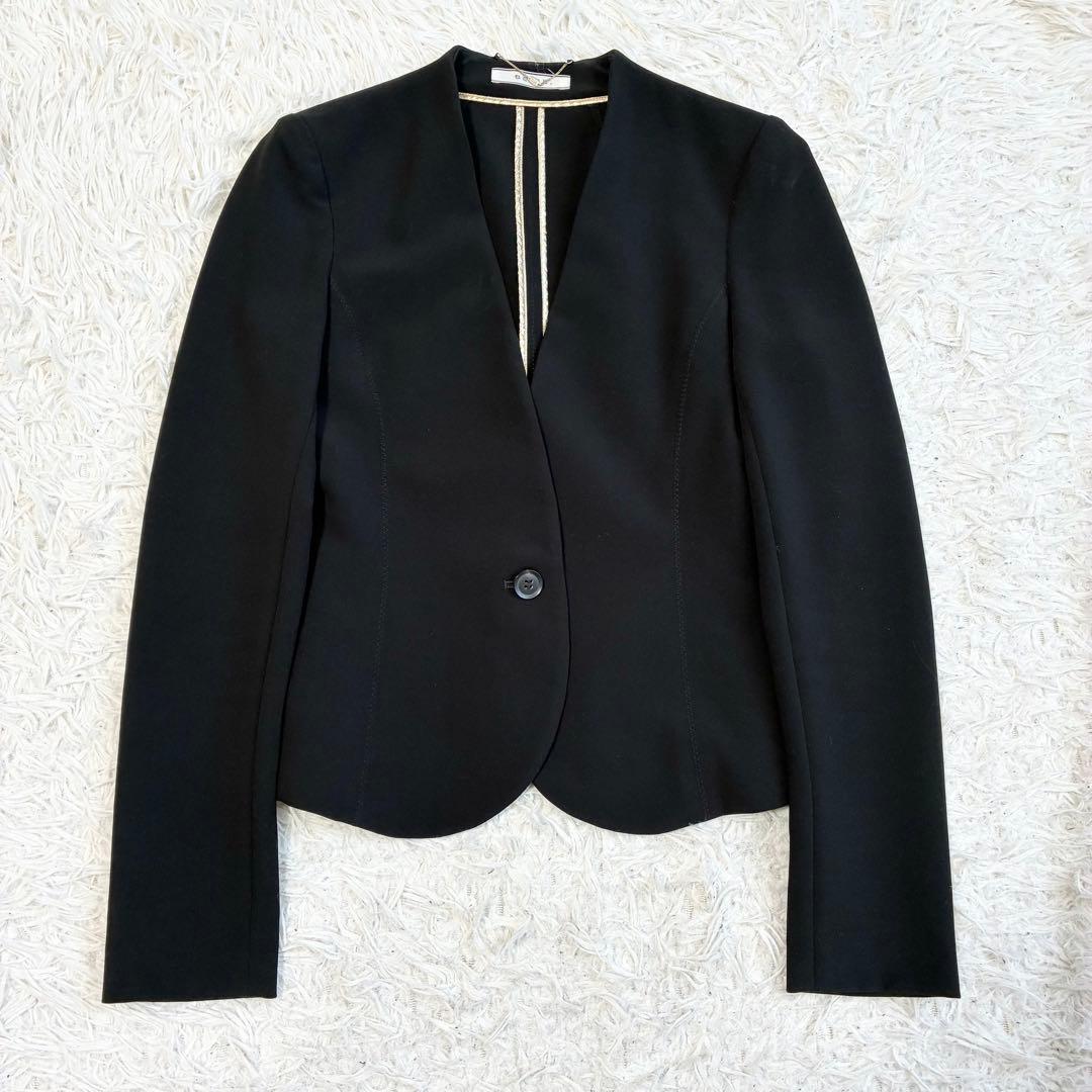 美品✨BEIGE, ベイジ パンツスーツ セットアップ ブラック S-M相当