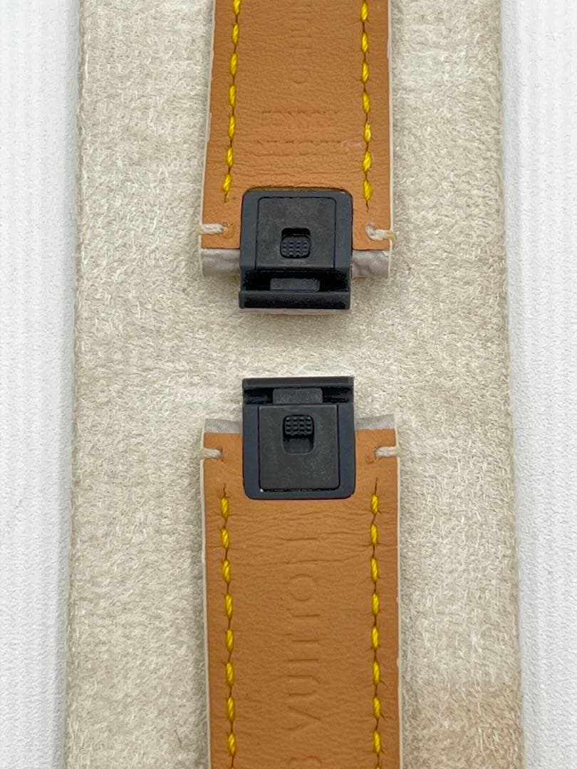 【ルィヴィトンタンブールスリムMMベルト】グラデーションカラーモノグラムグレー