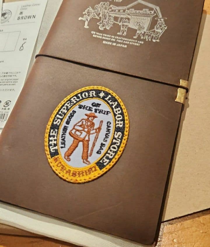 TSL倉敷 カスタム トラベラーズノート レギュラーサイズ ブラウン 茶