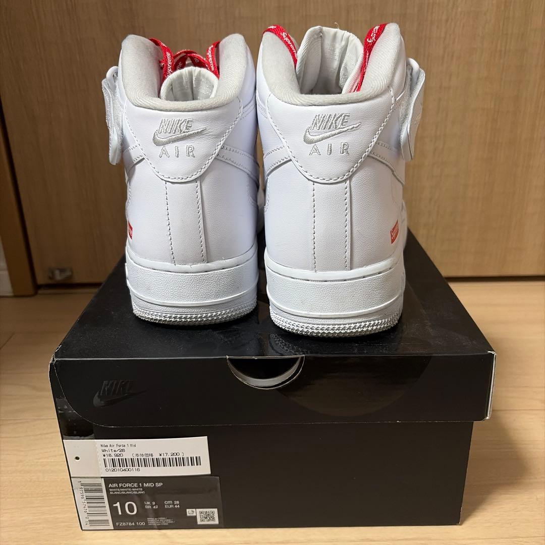 靴 Supreme Air Force 1 mid 28 cm