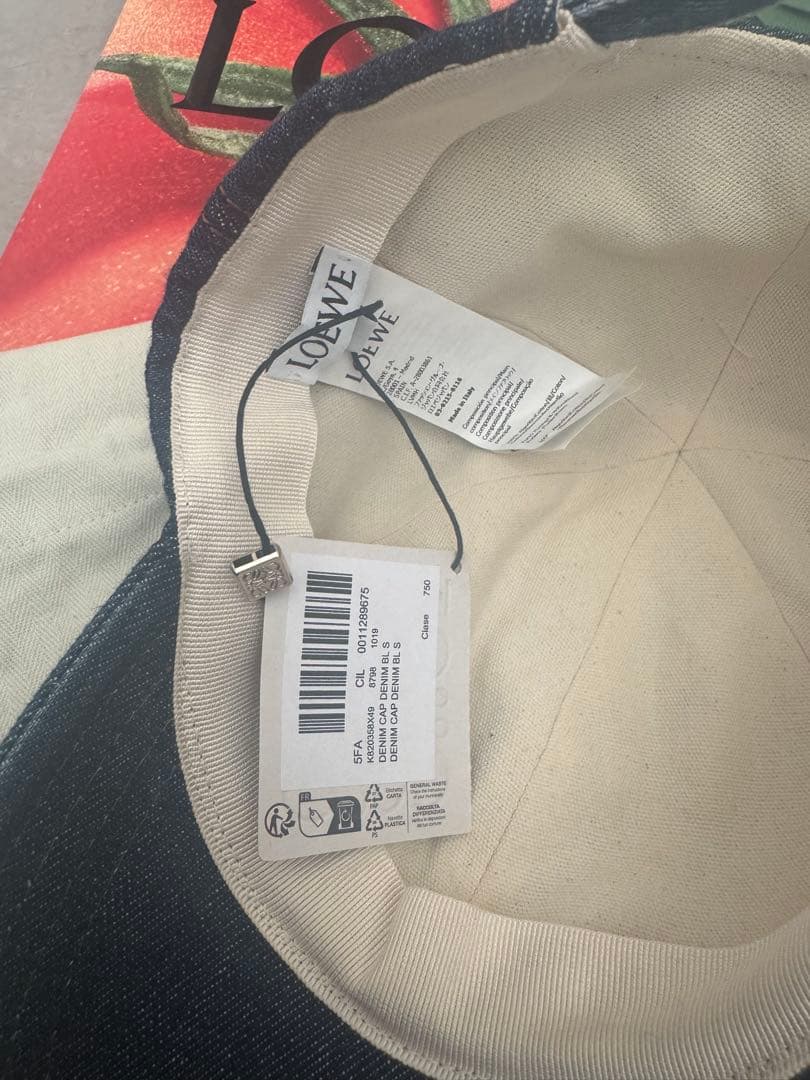 LOEWE デニム キャップ 新品