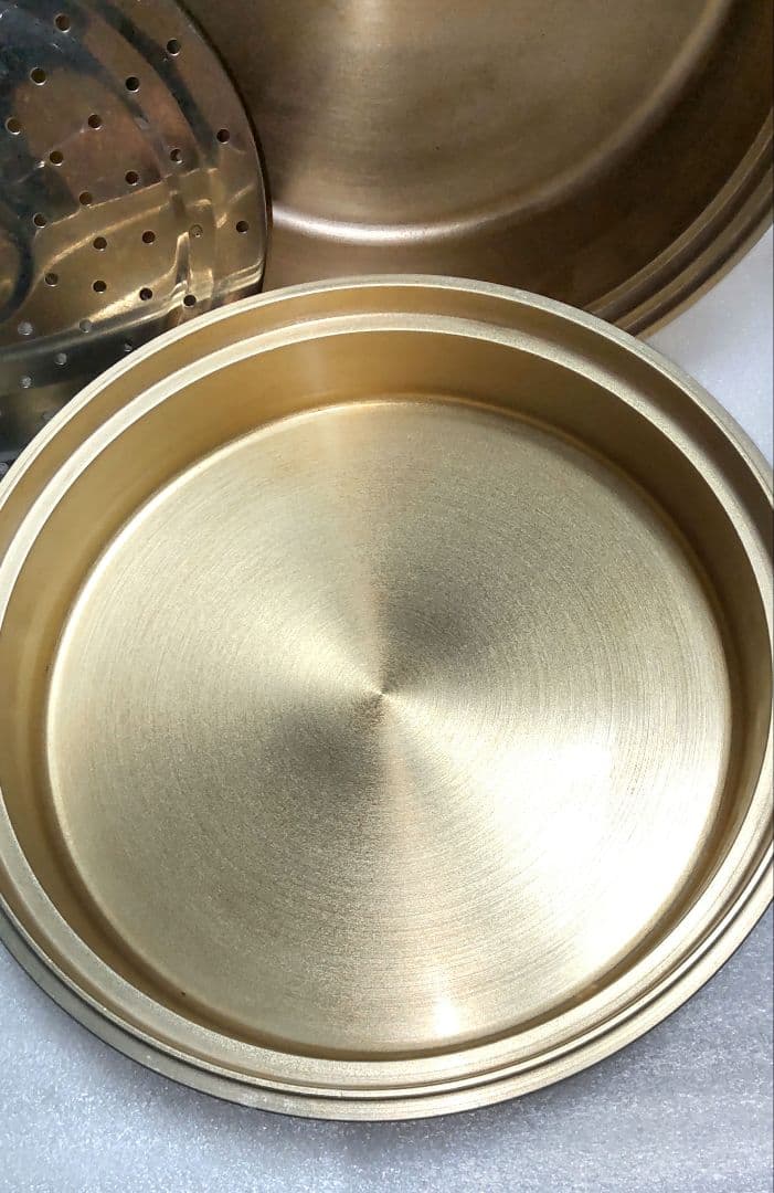 【希少 品】しばのキッチン 両手鍋 最高級ゴールドシリーズ