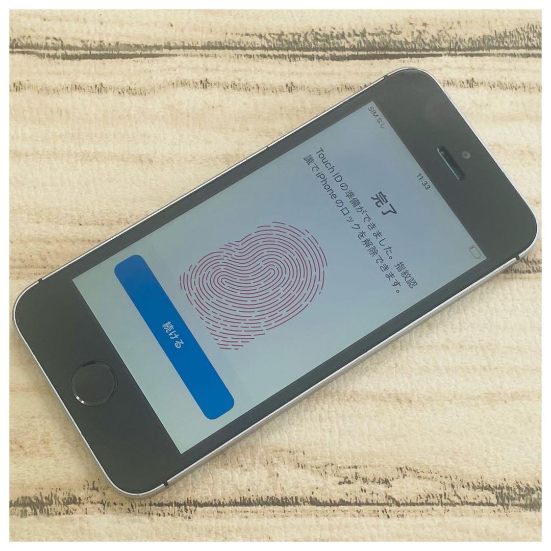 【完動品】iPhoneSE スペースグレイ 128GB SIMフリー 100%