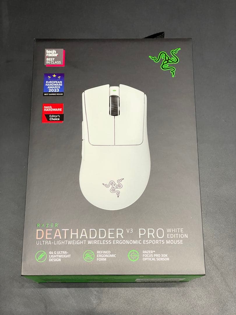 Razer DeathAdder V3 Pro ワイヤレスマウス ホワイト