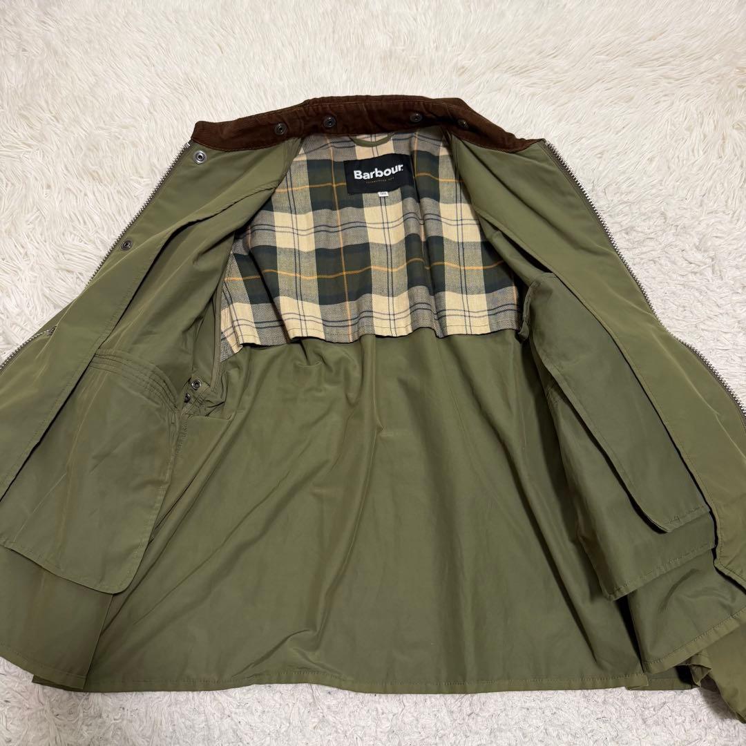 23年製極美品Lサイズ相当 バブアー　ボロウデイル　ピーチスキン　ノンワックス