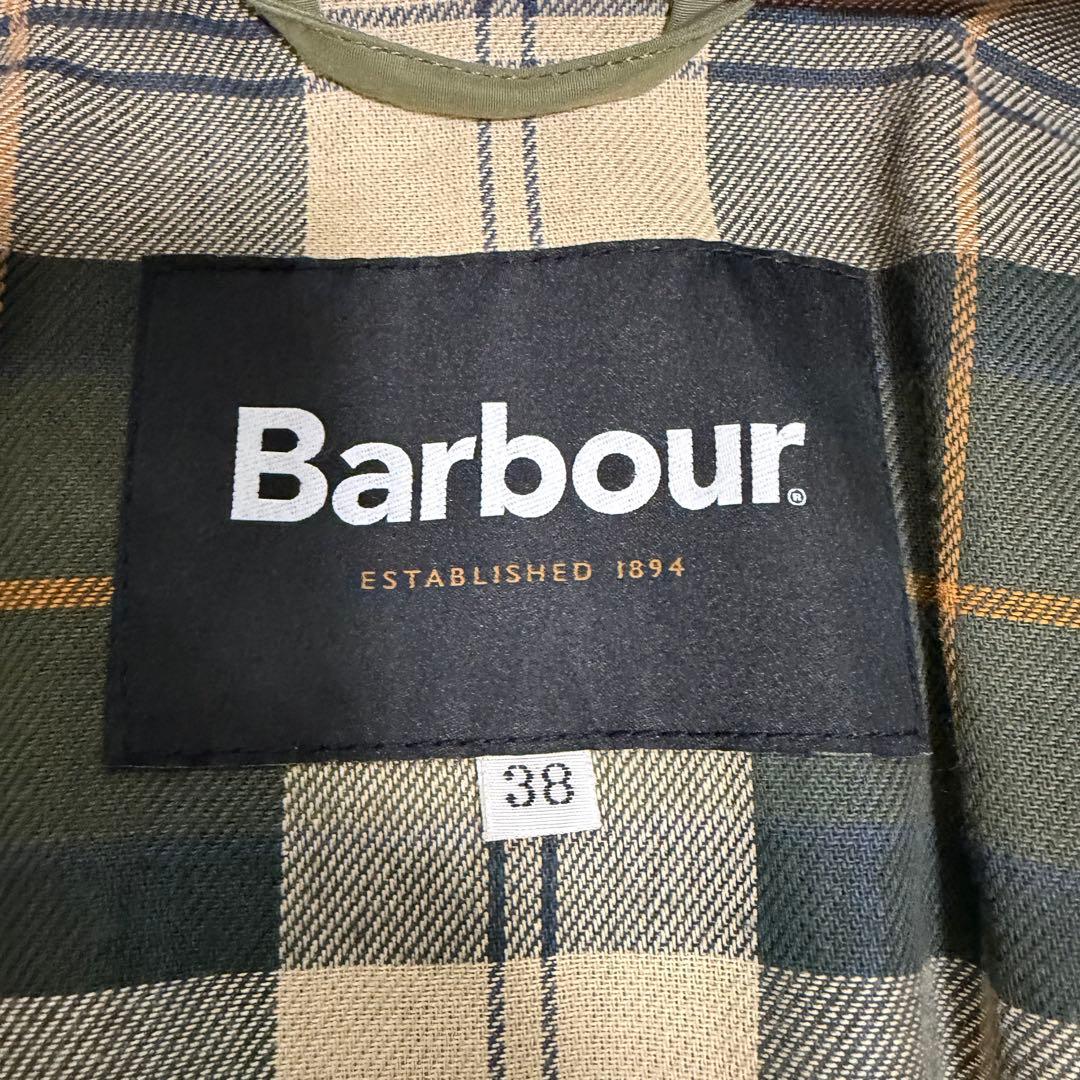 23年製極美品Lサイズ相当 バブアー　ボロウデイル　ピーチスキン　ノンワックス