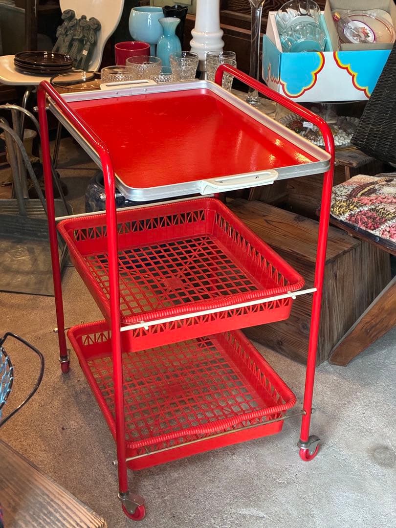 入*兵様 レトロポップキッチンワゴン