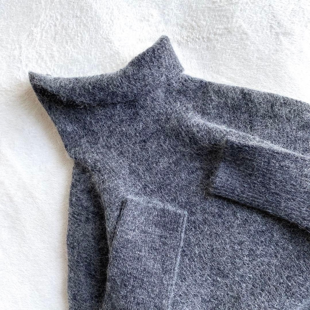 【ほぼ未使用✨】Deuxieme Classe ウールモヘヤシャギープルオーバー
