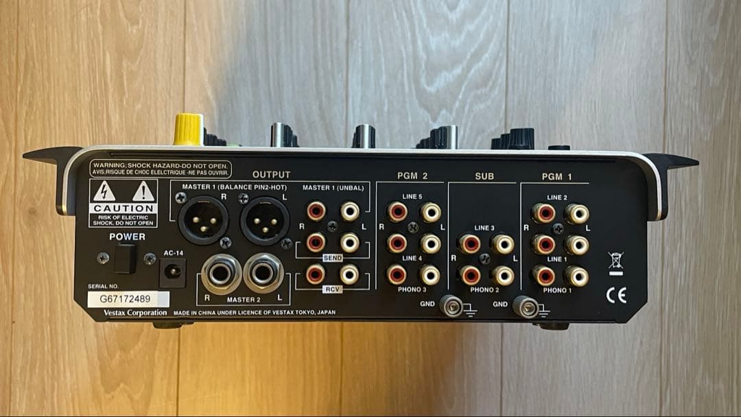 【音出確認済/純正AC付】Vestax VMC-185XL