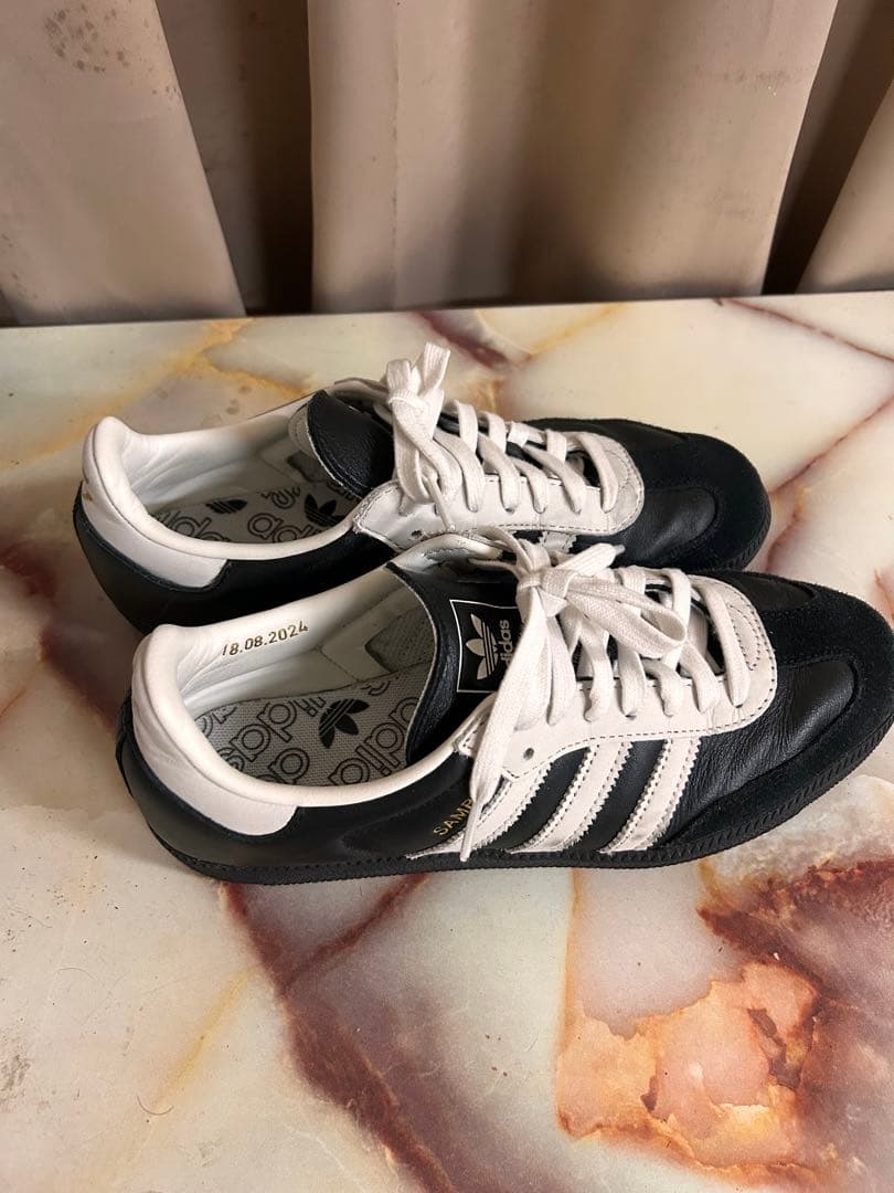 adidas SAMBA 75thスニーカー 黒/白