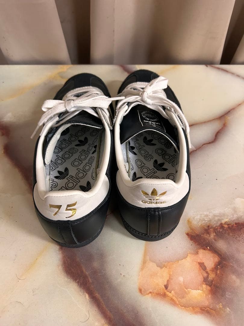 adidas SAMBA 75thスニーカー 黒/白
